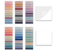 Adhesive Page Marker, 1300 Pieces Coloured Indexing Tabs and Transparent Sticky Notes, Sticky Notes, Index Tabs, Separator Labels, for Document, File, Book