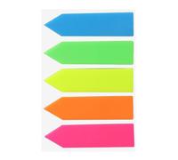 Adhesive Paper Tabs - 100 Tabs for Book Annotations, Adhesive Tabs Easy to Peel Off, Fluorescent Adhesive Labels for Notebooks, Writeable Adhesive Tabs for Studio and Uff