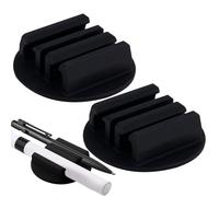 Adhesive Pen Holder - Multifunctional Self-adhesive Silicone Organizer with 3 Slots - Chapéu De Proteção Solar Para Oração | For Teachers Students Schools Homes Offices Scissors Rules