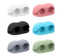 Adhesive Pencil Holders for Desk Organization Firm Fixation to Any Area Single or Two Hole Flexible Pen Clip