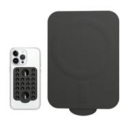 Adhesive Phone Holder - Mobile Silicone Mount | Portable Magnetic Agar for Doors Mirrors Vlogs Travel Bathroom Selfies