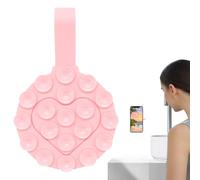 Adhesive Phone Mount Pad - Suction Phone Stand, Silicone Cell Holder Plate | Flexible Slim Lightweight Form Factor, Ultra Strong Bond with Removable Stick for Dashboard Mirror Wall Mobile Accessories