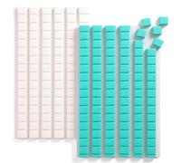 Adhesive Poster Putty Sticky Tack Tac Multipurpose Mounting Putty Tacky Putty,hitsuki Sticky Putty Poster Ticky Tack Wall Putty for Hanging Things Pictures Reusable Removable,192 Pcs,Light Blue+White