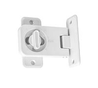 Adhesive Rotatable Child Safe - White Robust Adhesive Lock No Drilling Practical Fridge Safety Cabinet Door, Reliable Cabinet Protection | Effective Protection for Curious Children and Children