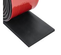 Adhesive Rubber Strips Neoprene Rubber Sheets, Rolls & Strips with Adhesive Backing Rubber Pads Self Stick Seal Rubber Gasket Adhesive Back for Matting Padding - 2" Wide x 1/8" Thick x 15' Long