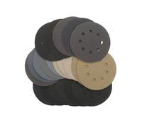 Adhesive Sandpaper 5inch Sandpaper 125mm 60-10000 Grit Round Shape Sanding Discs Hook Loop Paper Buffing Sheet 8 Hole Sander Pad(600,5 PCS)