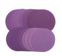 Adhesive Sandpaper Sanding Discs 6 Inch Hook And Loop 60-10000 Grit Sandpaper 150 Mm For Random Orbital Sander Woodworking Automotive Metal Car(10000 Grits,25 Pieces)