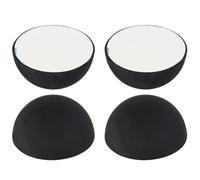Adhesive Silicone Feet: Hemisphere Speakers 4x 0.78 Inch Diameter, Durable Audio Isolation Pads | Noise Reduction Swivel Plate Feet For Dis Player