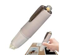 Adhesive Strips Roller, Extendable Adhesive Strips, Pack of 4 Push Button Packing Tape Runners - for Journaling Office Paper Art Cards Crafts Album Home Classroom Adults Teachers