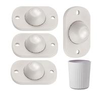 Adhesive Swivel Casters - Self-Adhesive Swivel Casters Wheels,Strong Adhesive Small Castor Wheels For, Bathroom, Living Room, Flower Shelves, Kitchen