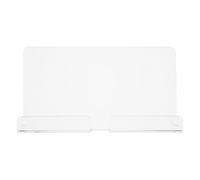 Adhesive Tablet Wall Mount Holder: Clear Hands-Free Acrylic Stand for Tablets Smartphones & E-Readers - Reserved Charging Hole & Cable Management Groove Design