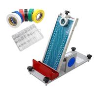 Adhesive Tape Initial Tack Tester with 32 Steel Balls, Tilt Angle 0-60° Adjustable, Table Width 120mm, Test Area 80mm for Various Adhesive Materials