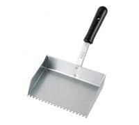 Adhesive Trowel 300 mm for Aerated Concrete, Aerated Concrete, Planblocks, Thin Bed Mortar, Square Teeth, Toothed Trowel, Mortar Trowel, Adhesive Mortar, Mortar Application, Construction Tool