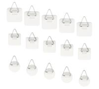 Adhesive Wall Hangers Without Nails, Quick Stick Pictures Hangers (3 Sizes), Invisible Adhesive Wall Hangers for Photo Frame Foam Board Wall Art Decorations (White, Large, Medium, Small)