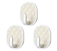 Adhesive Wall Hooks - Removable Bracket without Drilling, Removable Adhesive Hooks for Wall Mounting - for Shower Door Bedroom Living Room Kitchen Dorm Apartment Coat Key Hat