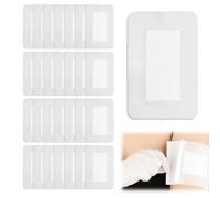 Adhesive Wound Dressings 30 Pack - 6cm x 10cm Hypoallergenic Grade Bandages for Cuts, Grazes, Diabetic Leg Ulcers, Venous Ulcers & Pressure Sores, Breathable & Waterproof Protection