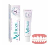 Adheza Dental Adhesive, Adheza Denture Fixative, Strong Hold Thermoplastic Denture Adhesive, Dental adhesive Original for Daily Women Men Adults (1pc)