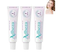 Adheza Dental Adhesive, Adheza Denture Fixative, Thermoplastic Denture Adhesive, Dental Original, Strong Hold Denture Cream, For Women Men (3PCS)