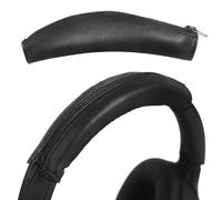 Adhiper Headband Cover for Soundcore Q45, Q30, Q31i, Q35, Q20, Q20i, Black | Protein Leather Zippered Headband Replacement Cover for Sony WH-1000XM4, WH-1000XM3, WH-XB910N, WH-XB900N Headphones
