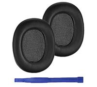 Adhiper K371 Replacement Ear Pads Cushions Quite-Comfort Protein Leather Earpads Ear Cover Earmuff Repair Part for AKG K361 K371 Wired/Wireless Over-Ear Headphone (Black)