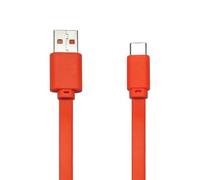 Adhiper Replacement Cable Type-C Charging Cable Compatible with JBL Charge 4, Flip 5, Pulse 4, JR POP, Endurance Peak, JBLCHARGE4BLKAM for Wireless Bluetooth Headphone Speakers (1m/Orange)