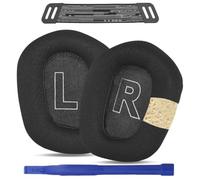 Adhiper Replacement Ear Pads + Headband for Logitech G733 G535 G335 Lightspeed Wireless Gaming Headset, Earpads Cushions with Mesh Fabric & Comfort Noise Isolastion Foam (Black)
