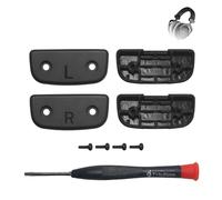Adhiper Replacement Side Cover Slider for Beyerdynamic DT 770 Pro/DT990 Pro/DT880 Pro/DT770/DT880/DT880 Pro HT/DT790/DT797/HS200 Dyn Headphones,Headband Side Clip Replacement Kit(Black)
