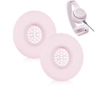 Adhiper Silicone Ear Pads Cover for Beats Solo 4, Washable Sweat Earpad Covers Silicone Case for Beats Solo4 & Solo3 Wireless On-Ear Headphones Accessories Protective Pads Cover (Pink)