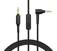 Adhiper Thicker Headphone Audio Cable with Mic for Sony WH-1000XM4 WH-1000XM5, Aux Cord for Sony WH-1000XM3 WH-CH720N WH-CH710N MDR-ZX770BN and WH & MDR Series Headphones Accessories - Black