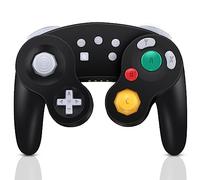 ADHJIE Wireless Gamecube Controller for Nintendo Switch,Wireless Switch Pro Controller for Nintendo Switch/PC/Steam,One-Button Wake Up,6-Axis Gyro Motion,Turbo & Auto Turbo(Black)