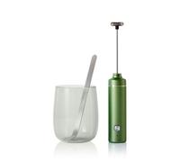 AdHoc Chado Matcha Connoisseur Set, 3 Piece Matcha Set Including Mug, Matcha Spoon and Electric Whisk, Gift Box for Beginners and Entusiasts Making Matcha Tea/Latte