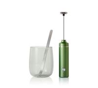 AdHoc Chado Matcha Connoisseur Set, 3 Piece Matcha Set Including Mug, Matcha Spoon and Electric Whisk, Gift Box for Beginners and Entusiasts Making Matcha Tea/Latte