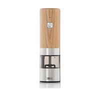 Adhoc Electric Ash Wood Grinder Pepper Or Salt Mill - Brown/silver