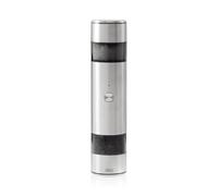AdHoc i.Mill Duo USB Electric Salt and Pepper Grinder, Gravity Activated | Silver, All In One Salt And Pepper Grinder, Adjustable Coarseness, Lid For Mess Free Use, One Handed Operation For Easy Use