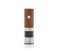 AdHoc iMill, USB Rechargeable Salt/Pepper Mill, Adjustable Coarseness, LED Light, Ceramic Mechanism, Acacia Wood