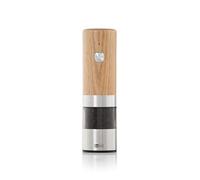 AdHoc iMill, USB Rechargeable Salt/Pepper Mill, Adjustable Coarseness, LED Light, Ceramic Mechanism, Ash Wood