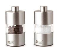 Adhoc Mini Pepper And Salt Mill Set - Silver