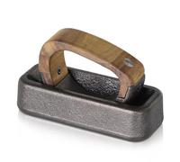 AdHoc MO31 Rocca Cast Iron Acacia Wood Weighing Mortar