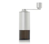 AdHoc Moro Manual Coffee Grinder, Ceramic Grinder with Adjustable Coarseness, Easy to Refill, Modern and Compact, Light Grey