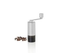AdHoc Moro Manual Coffee Grinder, Ceramic Grinder with Adjustable Coarseness, Easy to Refill, Modern and Compact, Light Grey