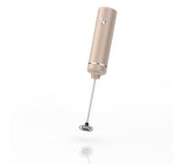 AdHoc Moro Rechargeable Electric Milk Frother, Powerful One Touch Handheld Milk Foamer/Sauce Frother/Drink Mixer, Stainless Steel/Plastic, Removable Whisk, Dark Grey