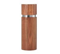 AdHoc MP52 PROFI Salt or Pepper Mill | Acacia Wood/Stainless Steel | CeraCutXL Ceramic Grinder, 8 Grinder Settings | (H) 190 mm x (D) 65 mm | Brown | Includes 1 x Mill