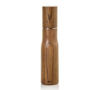 AdHoc MP849 Levo Manual Salt Mill or Pepper Mill, Durable Ceramic Grinder & Elegant Wooden Body, Grinding Results Fine to Coarse, Simple Operation & Elegant, Modern Design (Nut Brown)