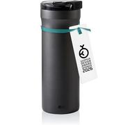 AdHoc Pulse Thermo Mug Dark Grey, 500ml Stainless Steel Travel Flask Water Bottle 10 Hours Hot 12 Hours Cold, Double Walled Vacuum Insulated, Reusable Coffee Cup, Dishwasher Safe