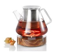 Adhoc Tuto Acacia Wood Teapot And Food Warmer 14Cm - Brown