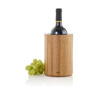 Adhoc Vine Wine And Champagne Cooler Acacia Wood Black