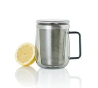Adhoc Yuna Tea Glass With Tea Infuser 500Ml - Clear
