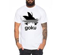 Adi Goku Men's T-Shirt Dragon Master Son Ball Vegeta Turtle Roshi Db, Farbe2:Weiss;Größe2:Small