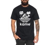Adi Kame House - Men's T-Shirt One Goku Dragon Master Son Ball Vegeta Turtle Roshi Piece Golds Db, Farbe2:Black, Größe2:Large