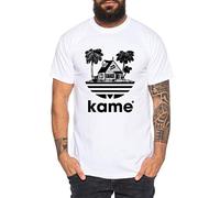 Adi Kame House - Men's T-Shirt One Goku Dragon Master Son Ball Vegeta Turtle Roshi Piece Golds Db, Größe2:X-Large, Farbe2:White